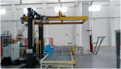 在线覆顶缠绕包装机